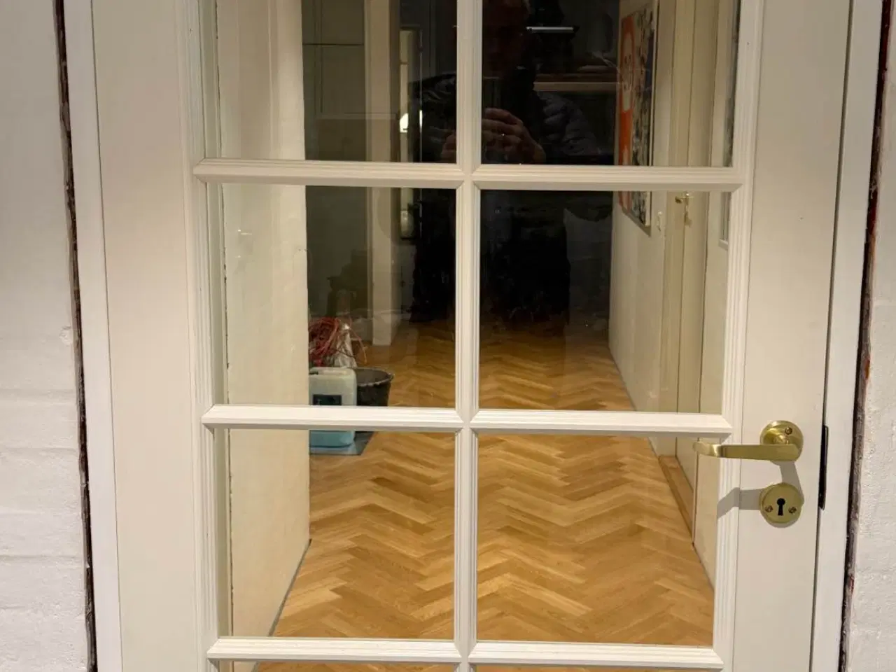 Billede 3 - Dør med sprossede vinduer 12 ruder