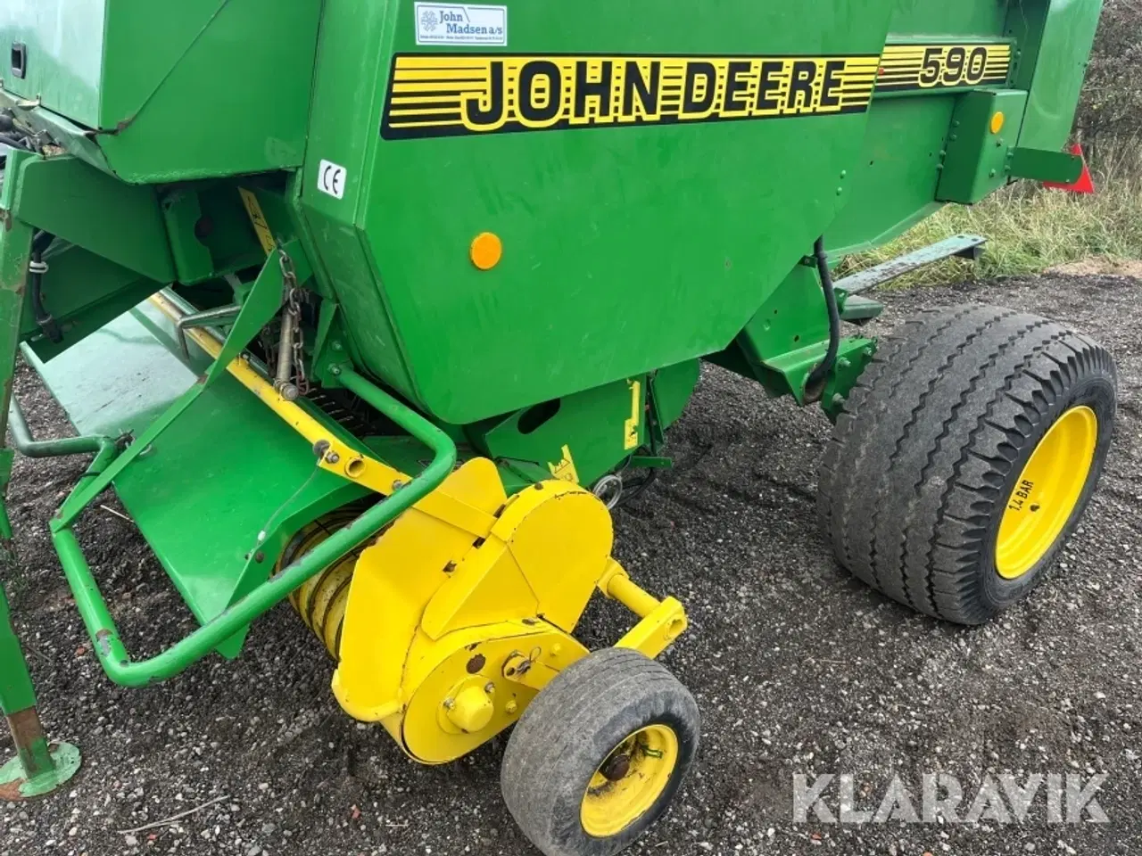 Billede 9 - Ballepresser John Deere 590
