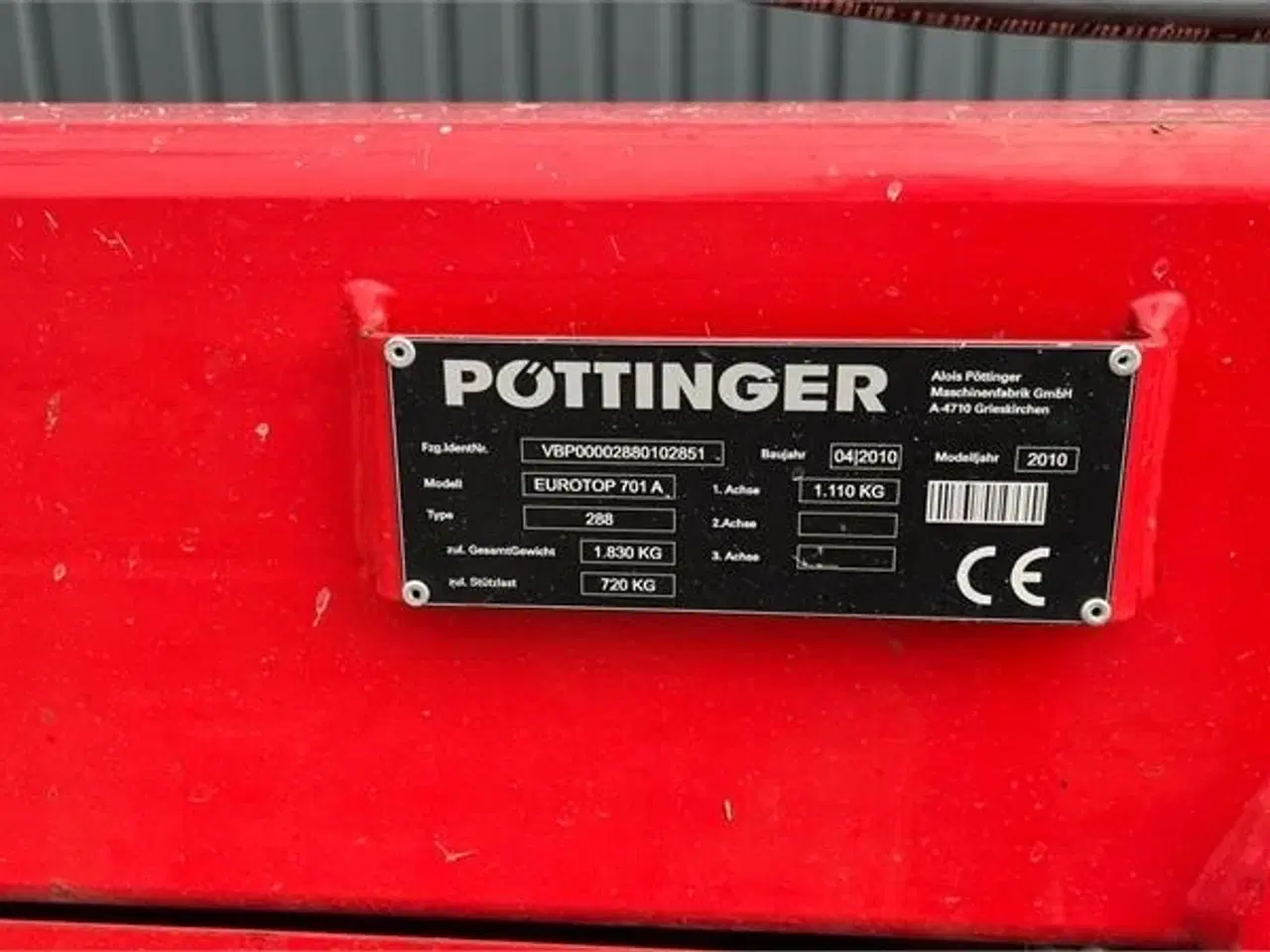 Billede 6 - Pöttinger Eurotop 701A 2 rotor