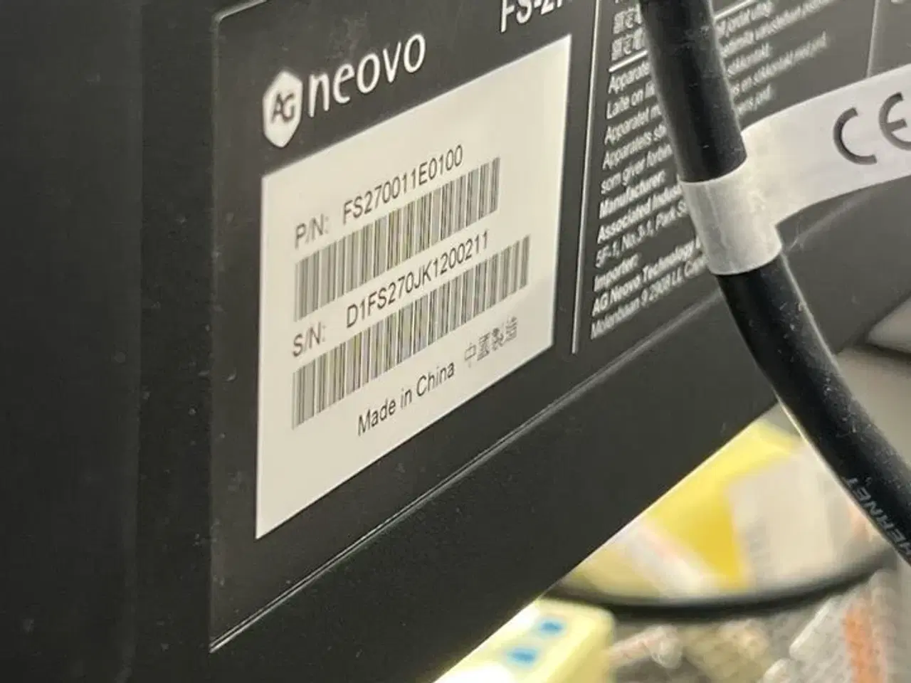 Billede 5 - 2 stk. NEOVO 27" skærme, tastatur, mus og dockingstation