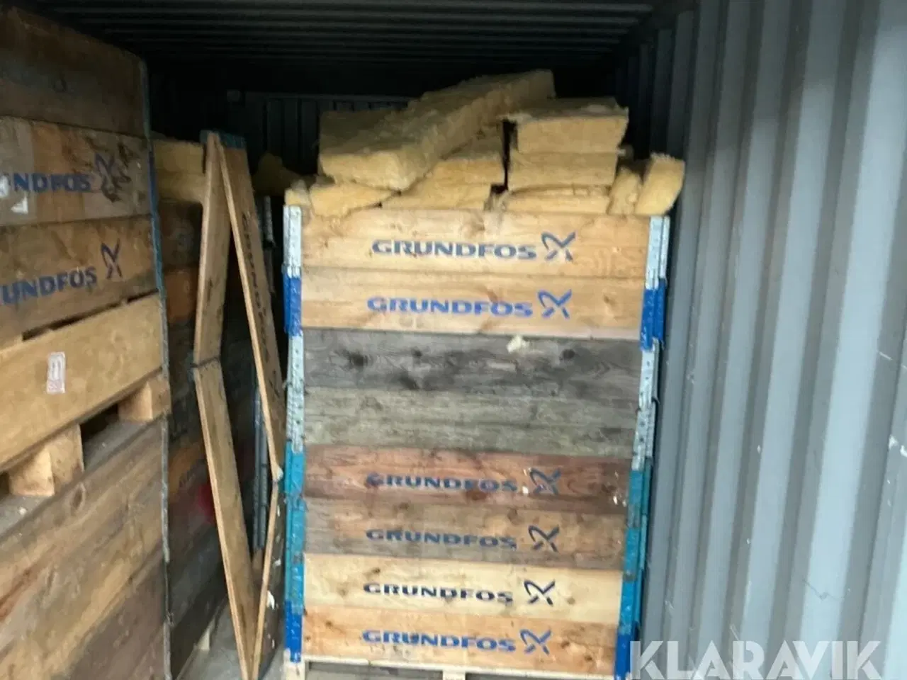 Billede 4 - 8 paller isolering inkl paller/pallerammer