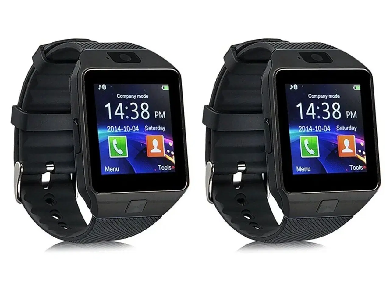 Billede 1 - 2 stk. Bluetooth UR/mobiltelefon m/SIM-kortlæser