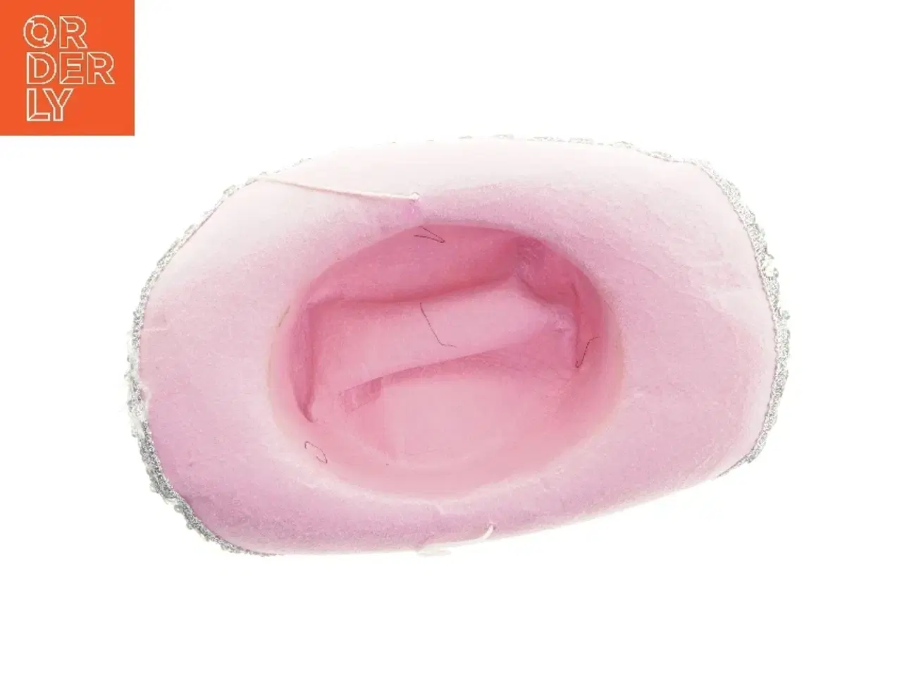 Billede 3 - Pyntet cowboyhat i lyserød (str. Ø 20 cm)