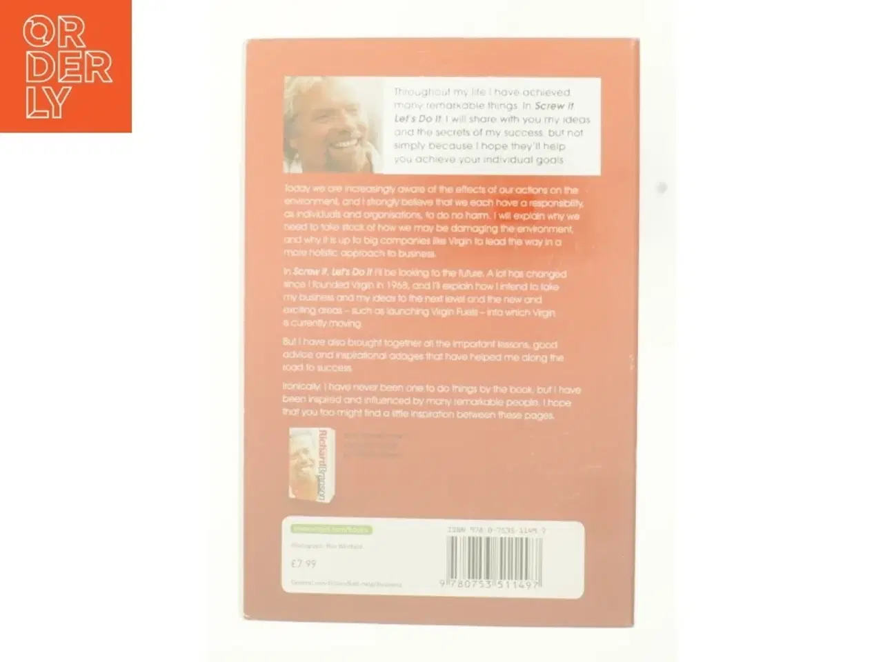 Billede 2 - Screw It, Let&#39;s Do It : Lessons in Life and Business af Richard Branson (Bog)