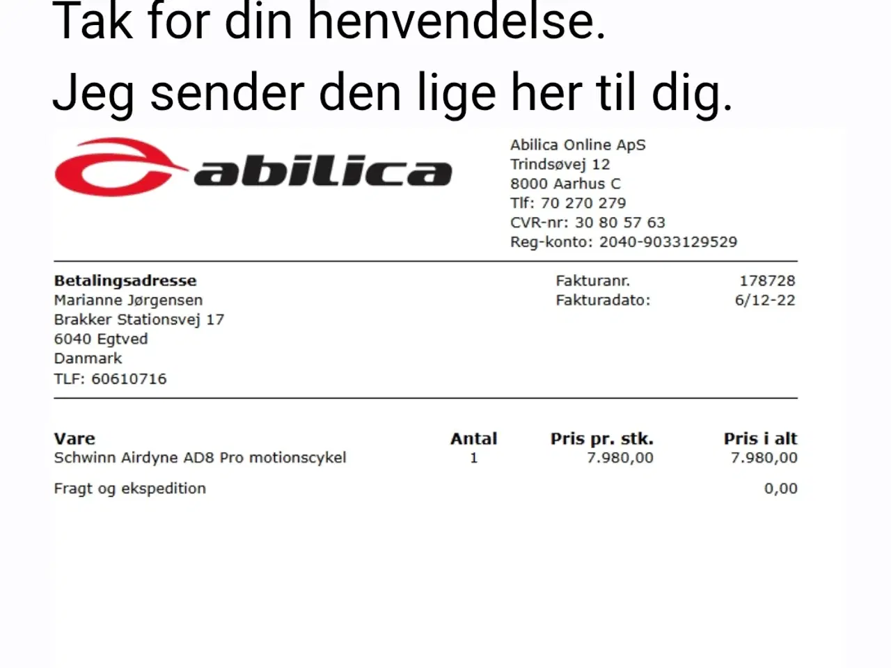 Billede 1 - Crossmortionscykkel