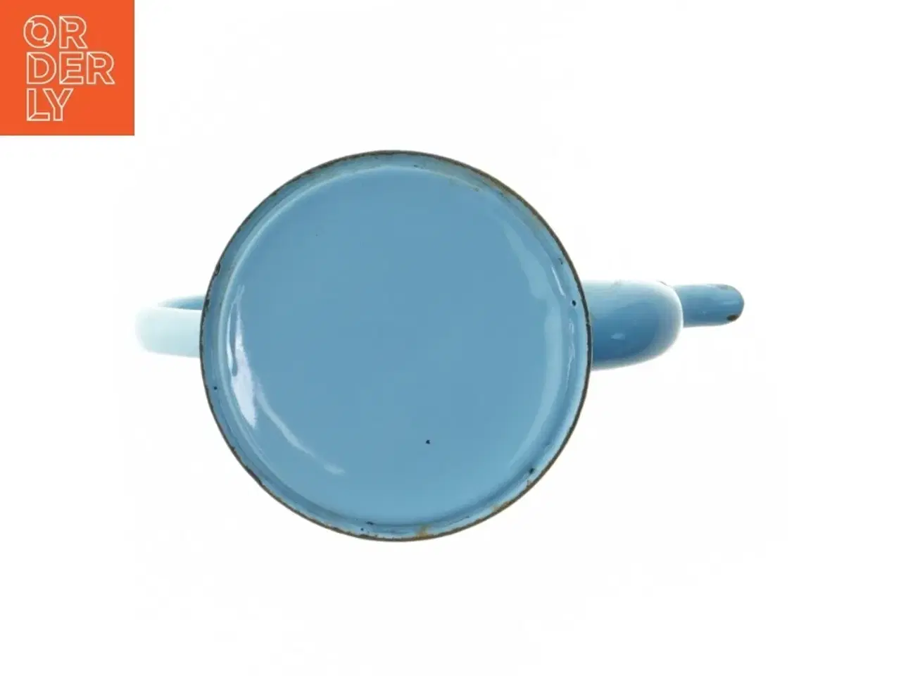 Billede 6 - Blå vintage kaffekande (str. 18 cm)