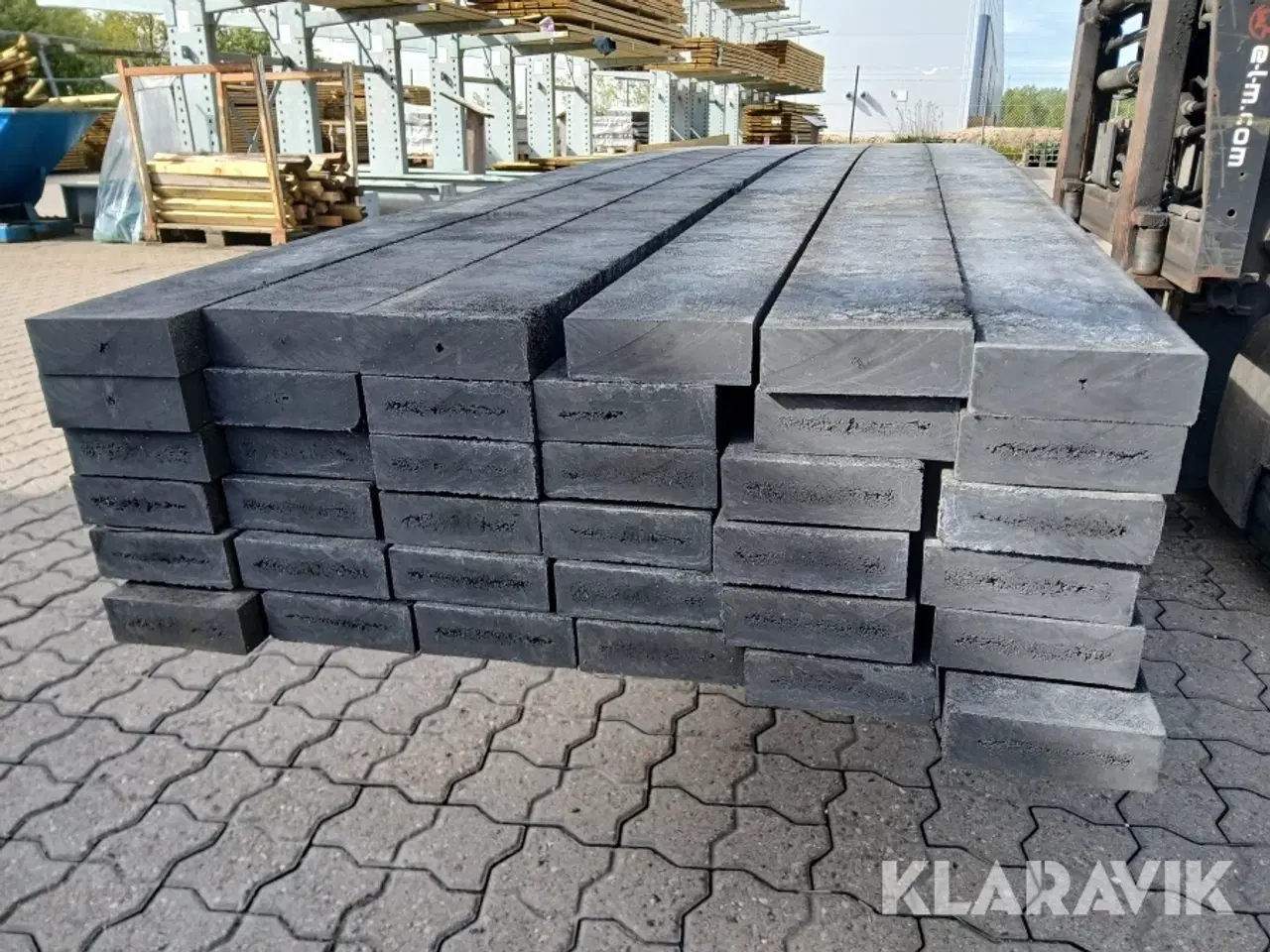 Billede 3 - Retextil planker sort fremstillet af genbrugs materiale