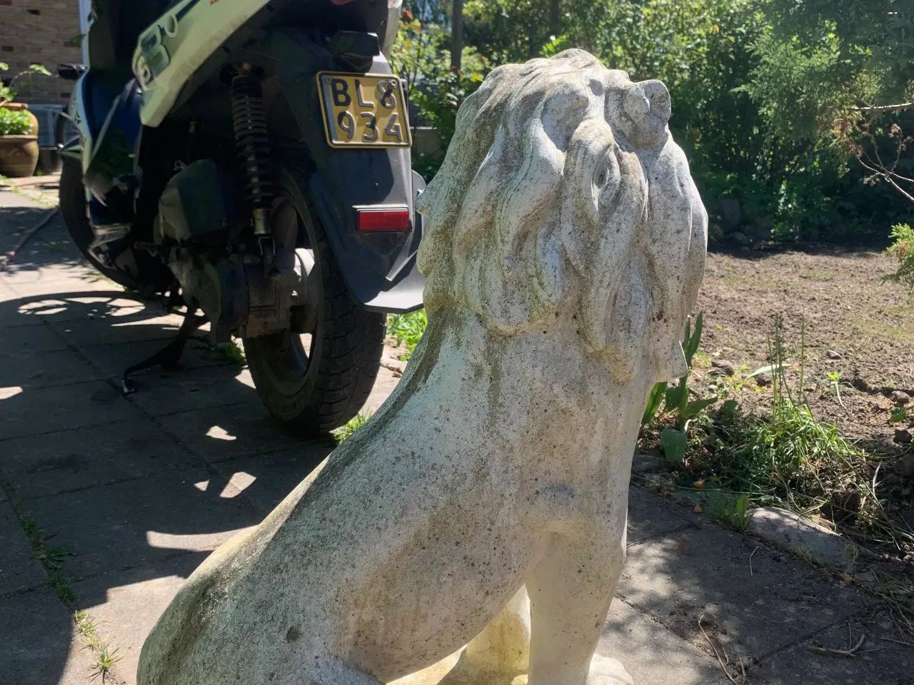 Billede 7 - Løve Statue