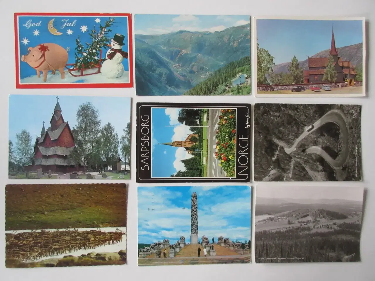 Billede 3 - Postkort fra Norge 37 brugte postkort 