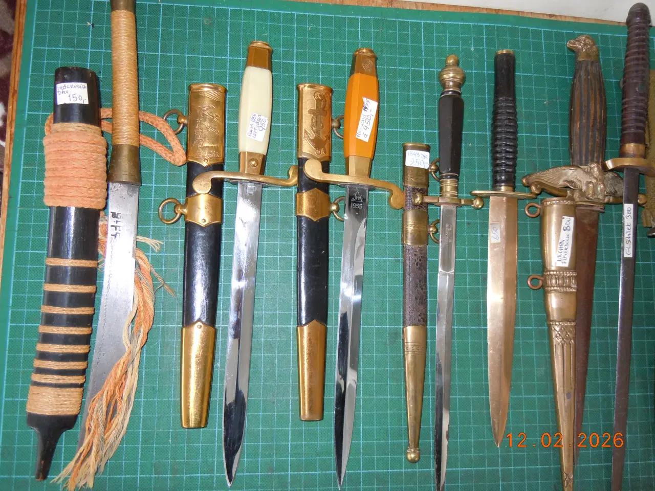 Billede 12 - Dolke, bajonetter og knive, forskellige typer.