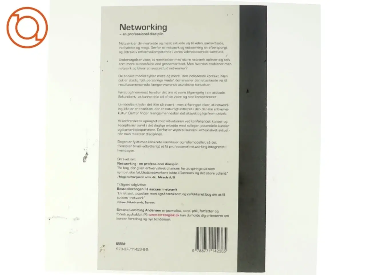 Billede 3 - Networking - en professionel disciplin af Simone Lemming Andersen (Bog)