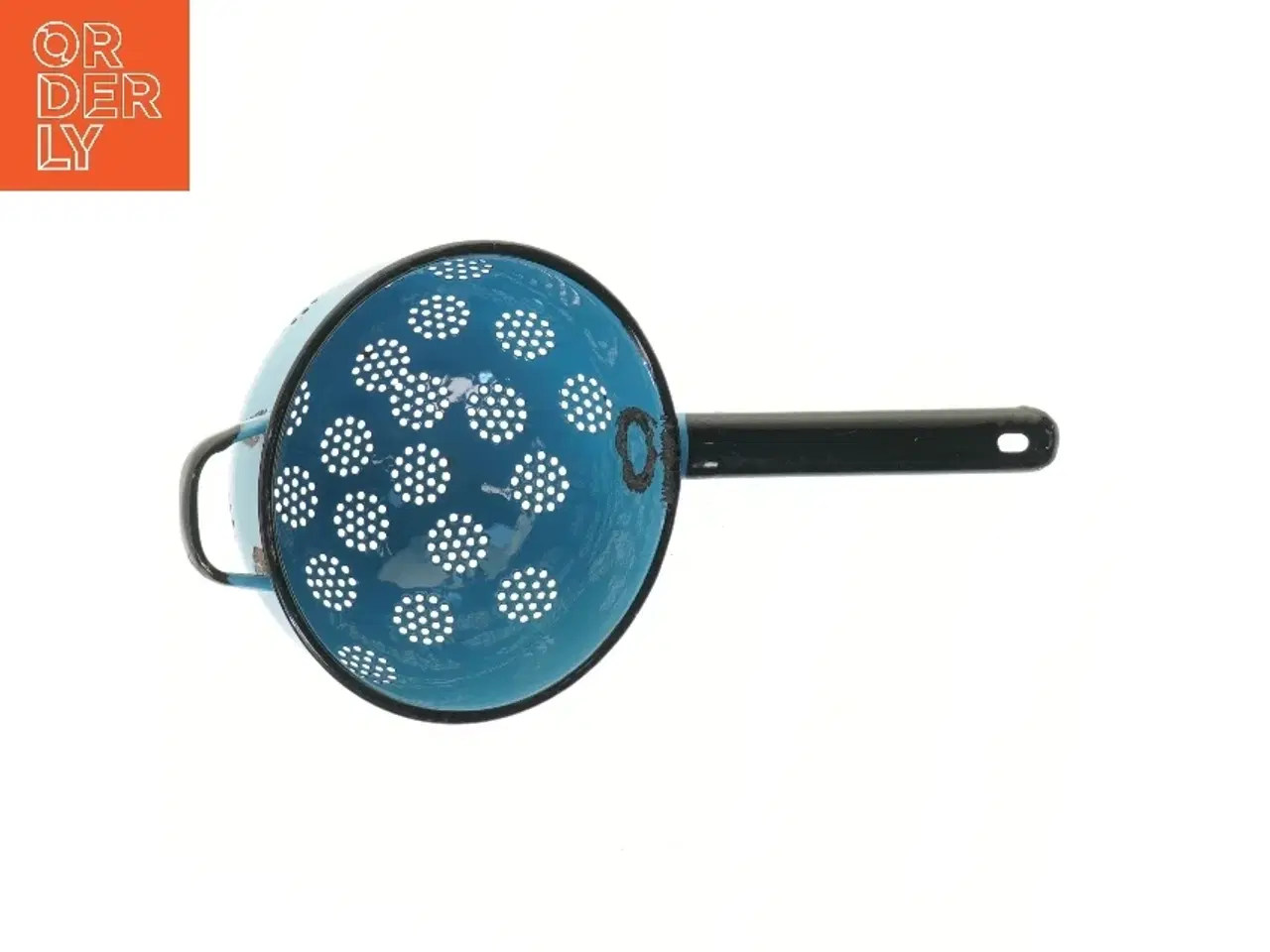 Billede 2 - Emaljeret dørslag med håndtag (str. Ø 21,5 cm)