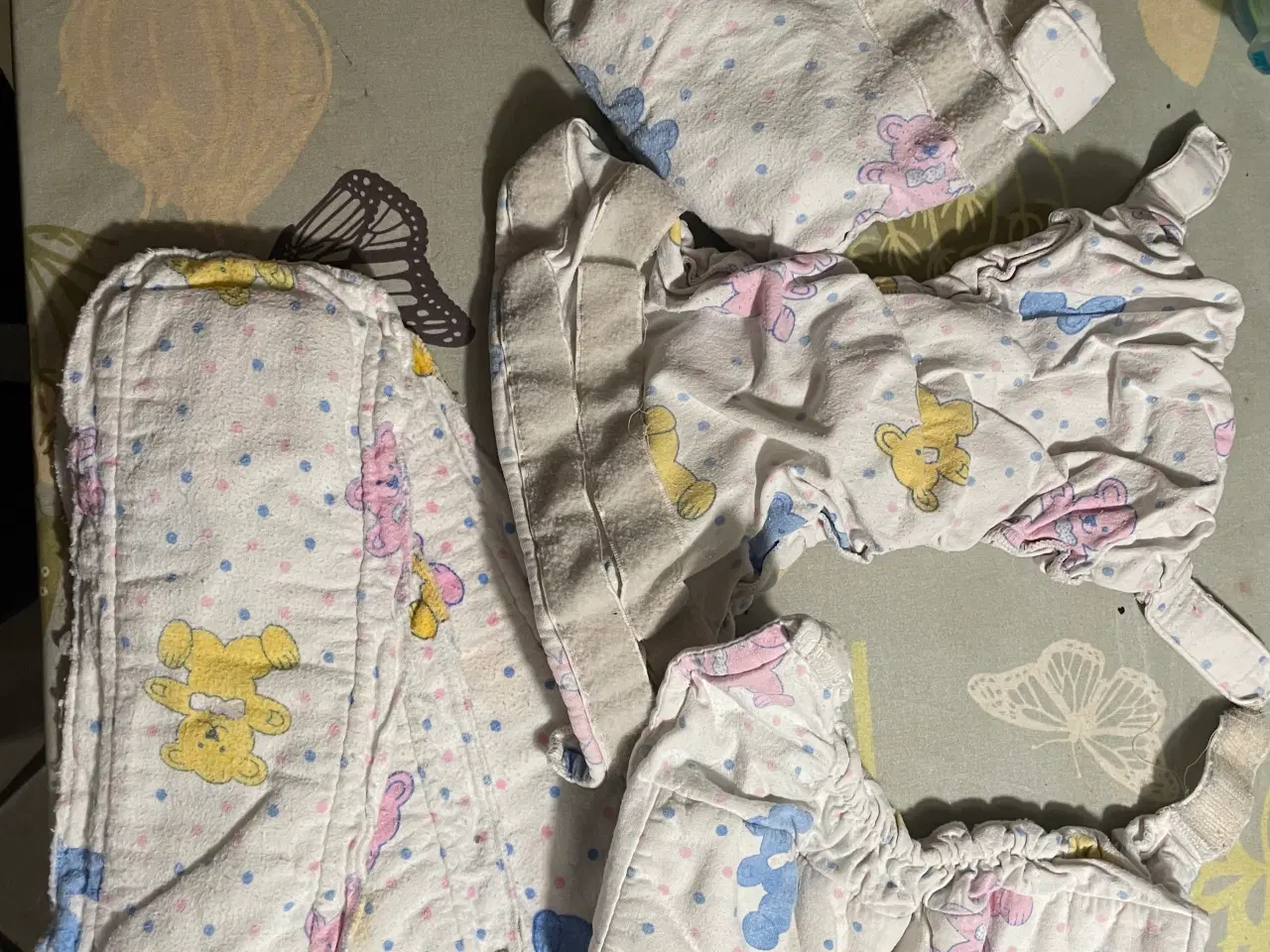 Billede 2 - Stofbleer med bamser 