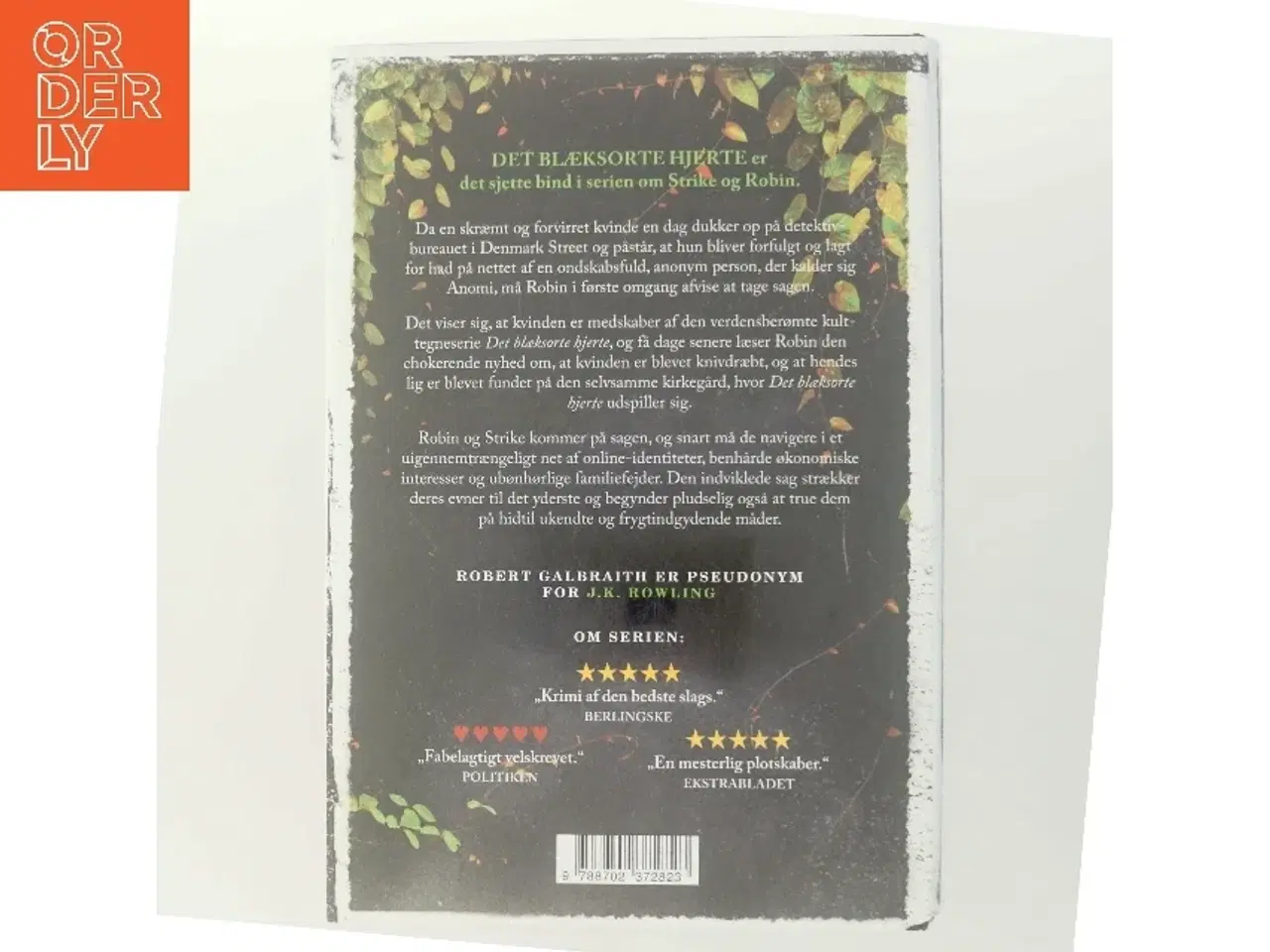 Billede 3 - Det blæksorte hjerte af Robert Galbraith (Bog)