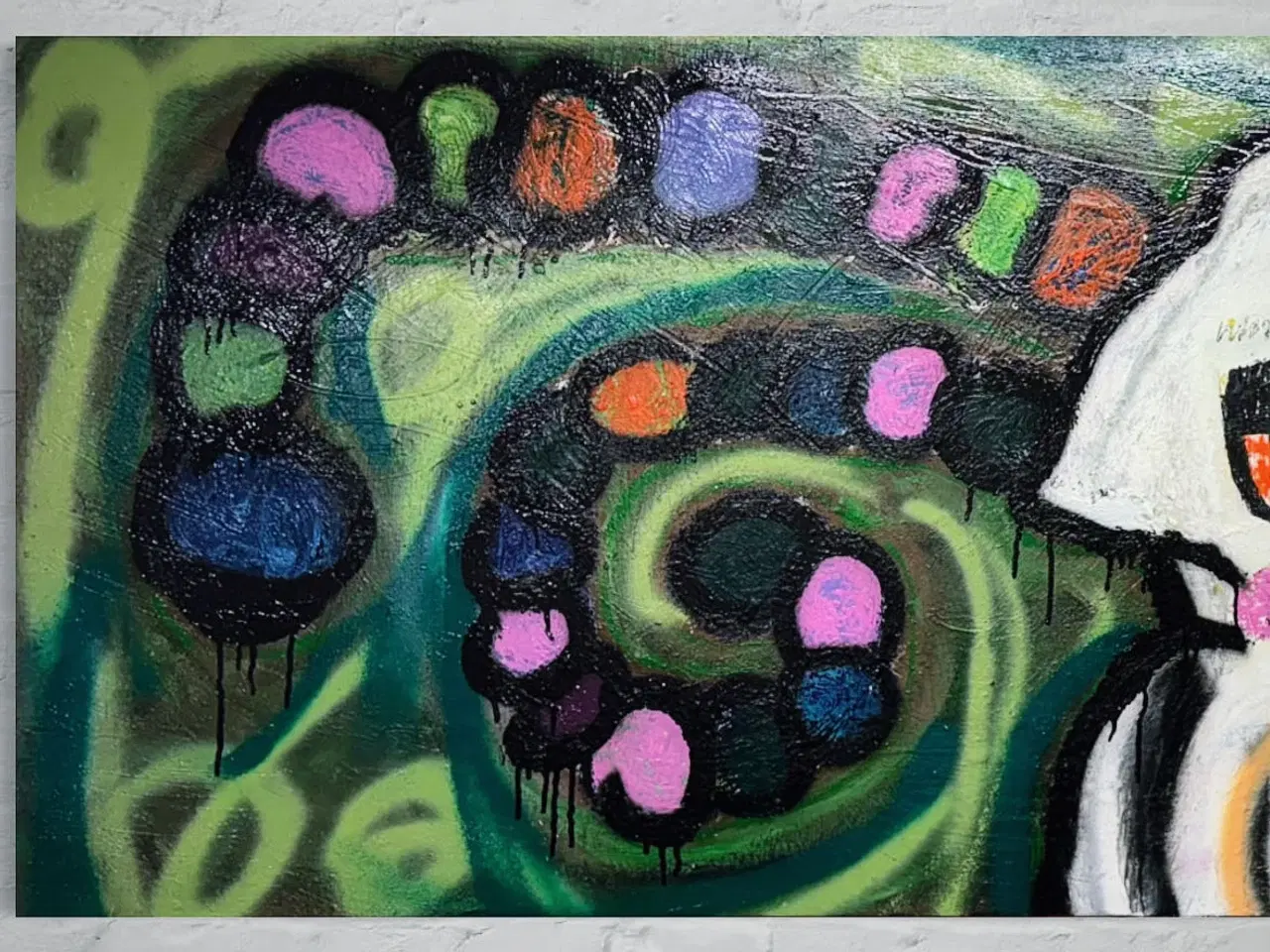 Billede 2 - “Medusa” Maleri ArtByAbra 