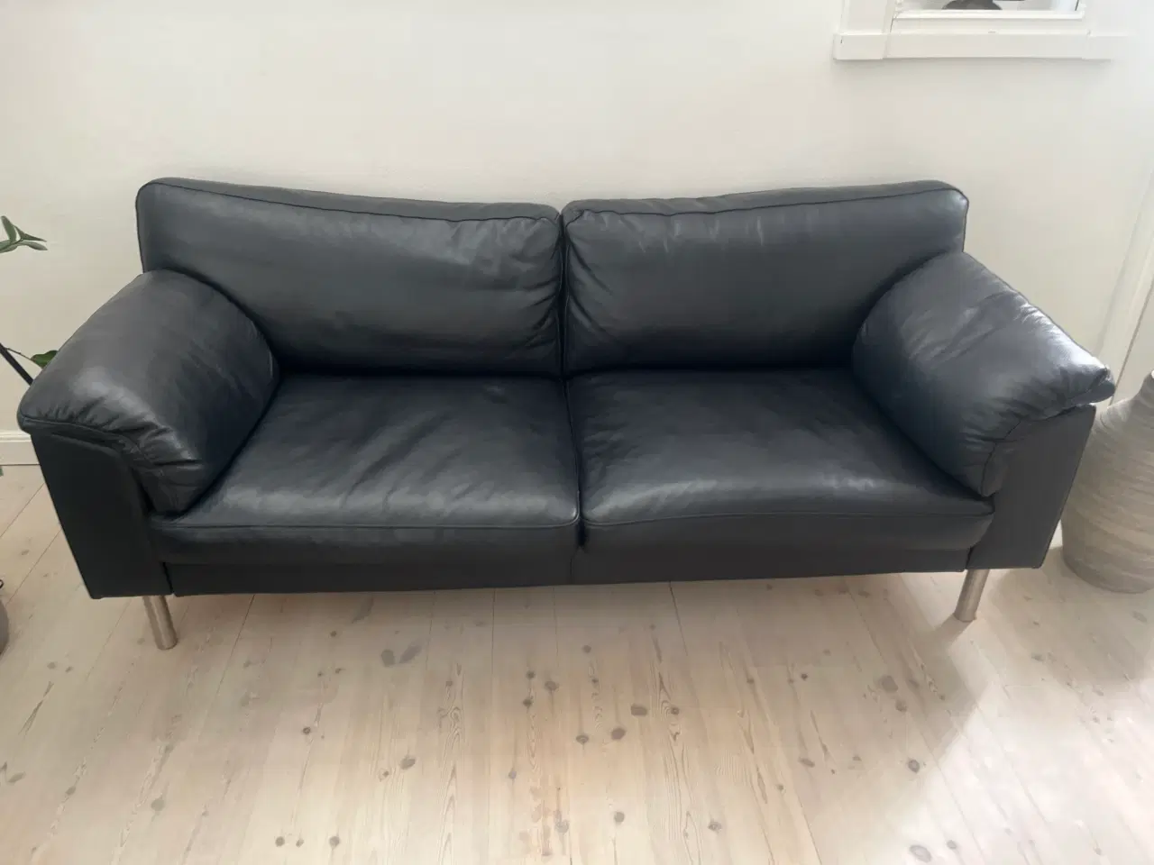 Billede 5 - 2+3 personers skind sofa sælges