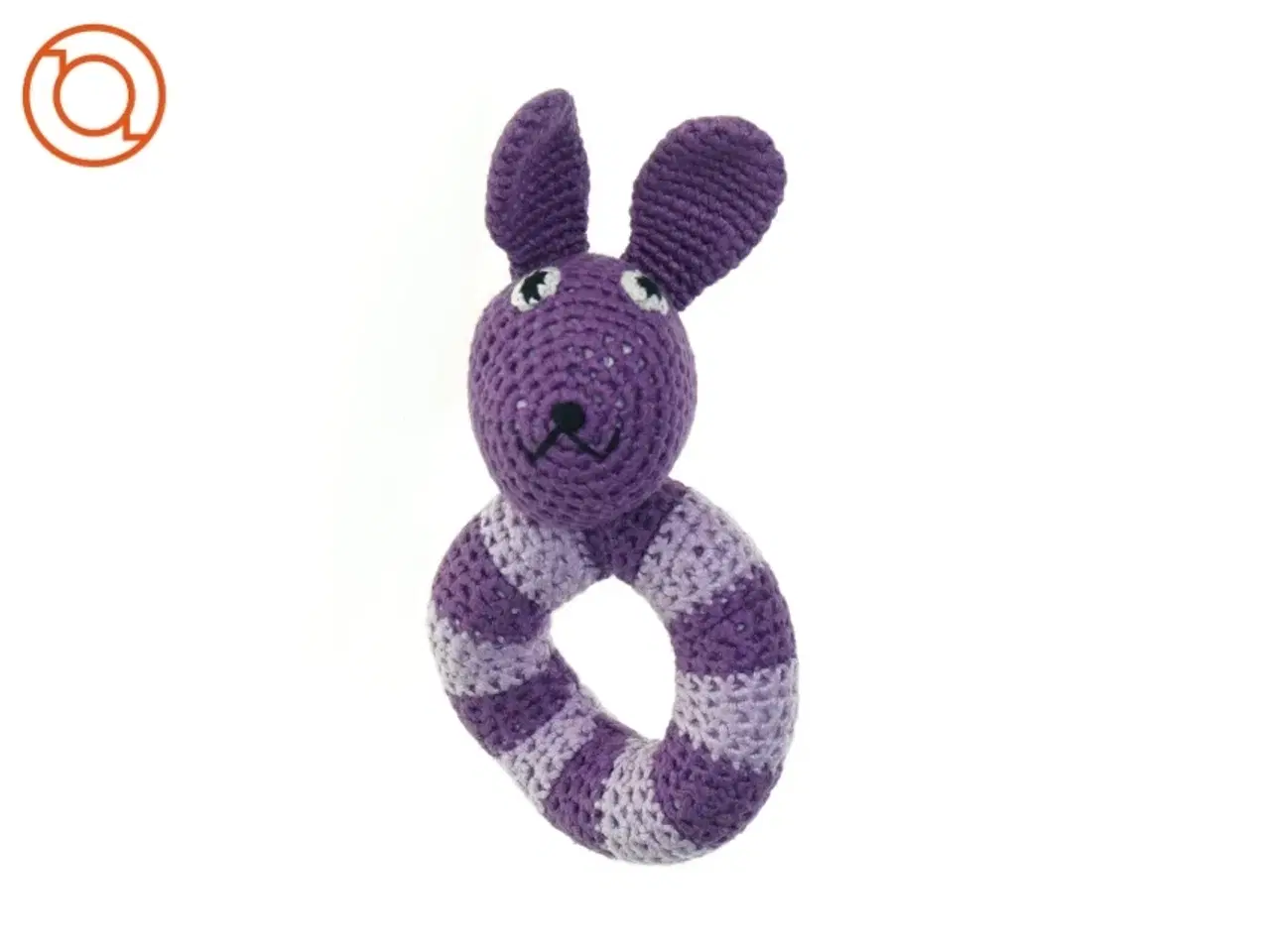Billede 1 - Hæklet rangle, kanin (str. 60 x 10 cm)