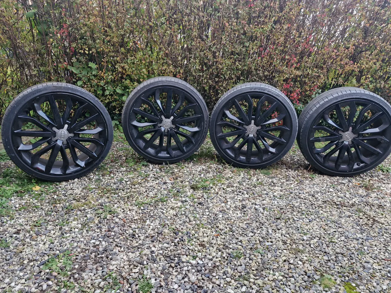 Billede 1 - Audi alufælge med dæk 5x112 