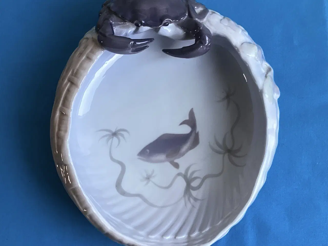 Billede 1 - Royal Copenhagen no 2465 Skål med krabbe