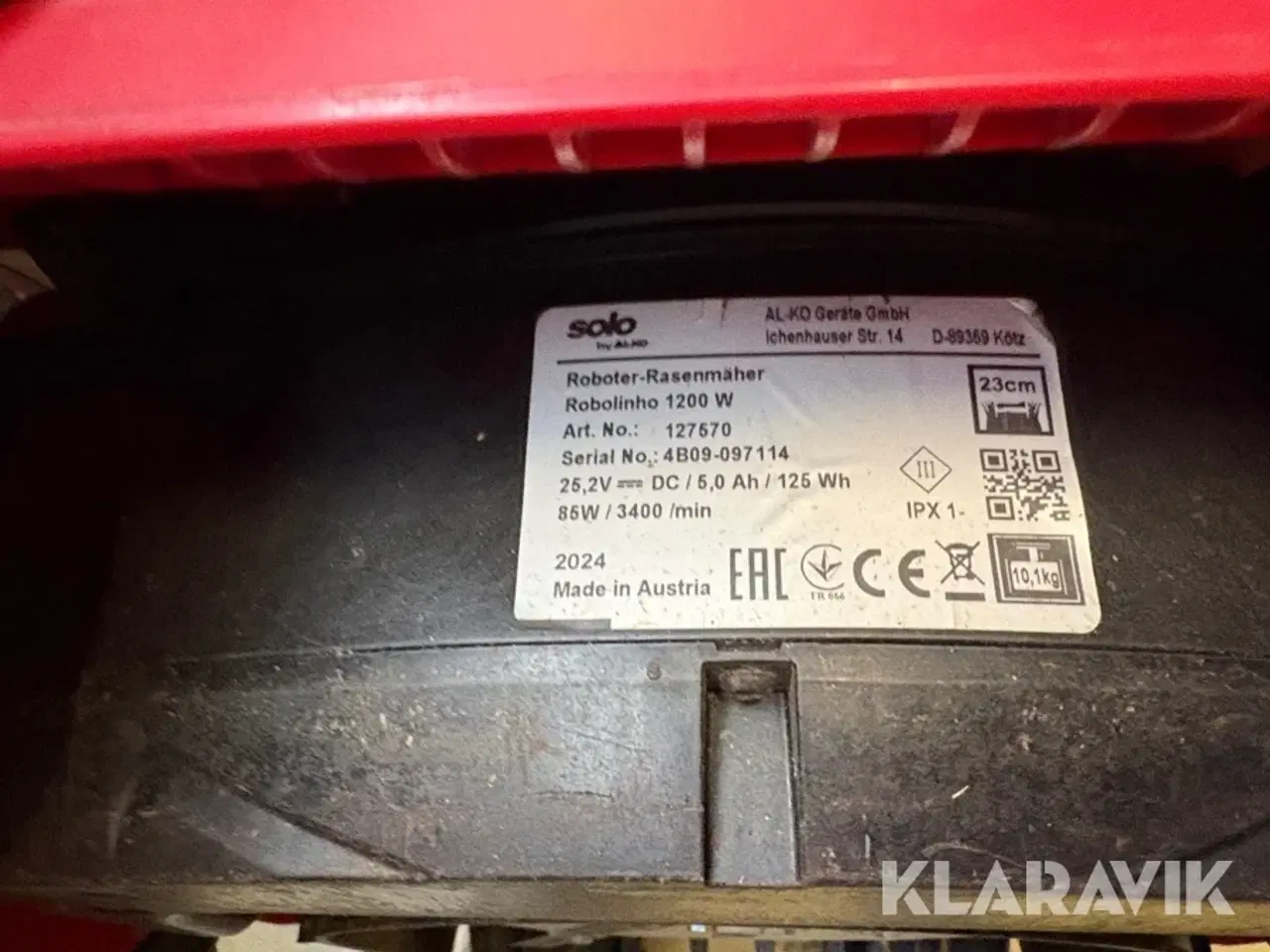 Billede 7 - Græsslåmaskine AL-KO Solo 1200w