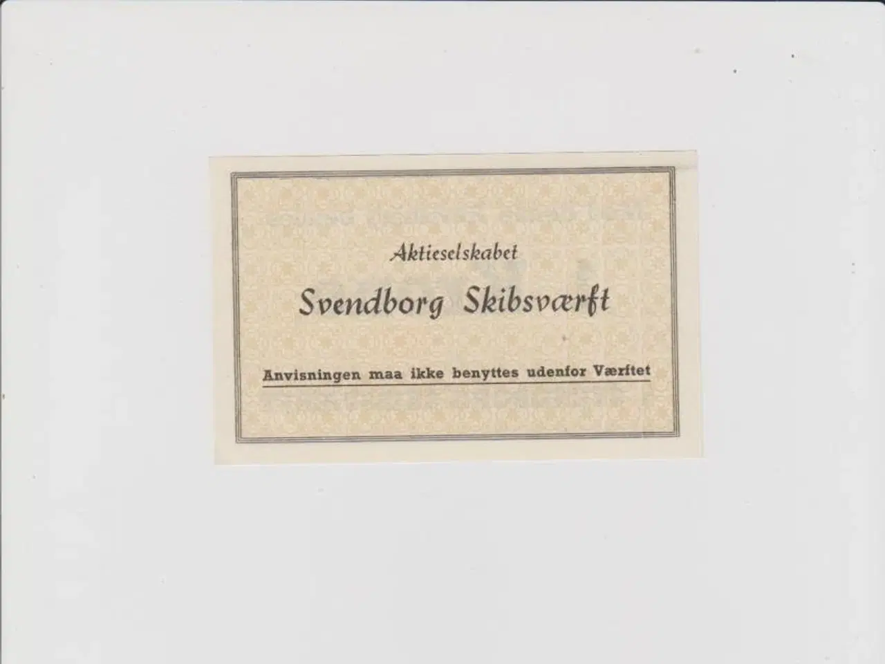 Billede 2 - svendborg skibsværft 1 krone