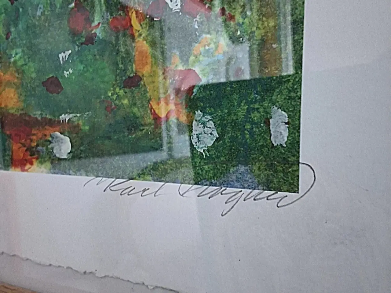 Billede 3 - Utrolig smukt, unikt litografi af svensk kunstner