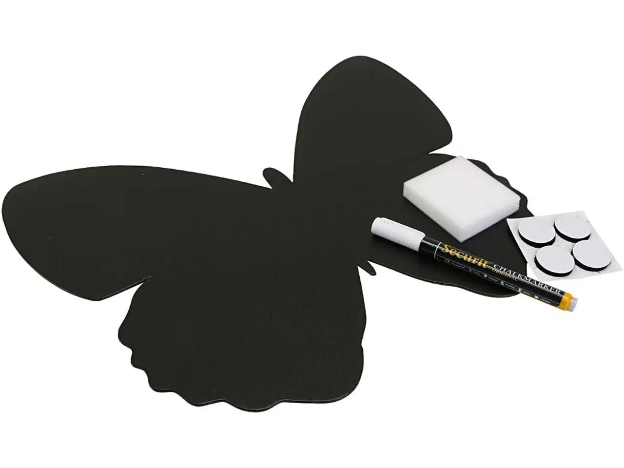 Billede 1 - Udendørs Tavle til Leg - Sommerfugl, 36x30 cm