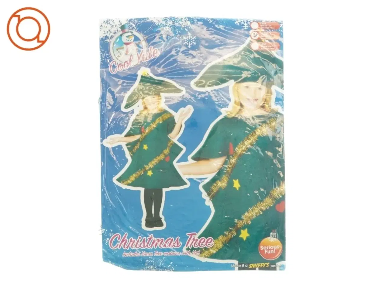 Billede 1 - Juletræs kostume med hat (str. 6-8 år)