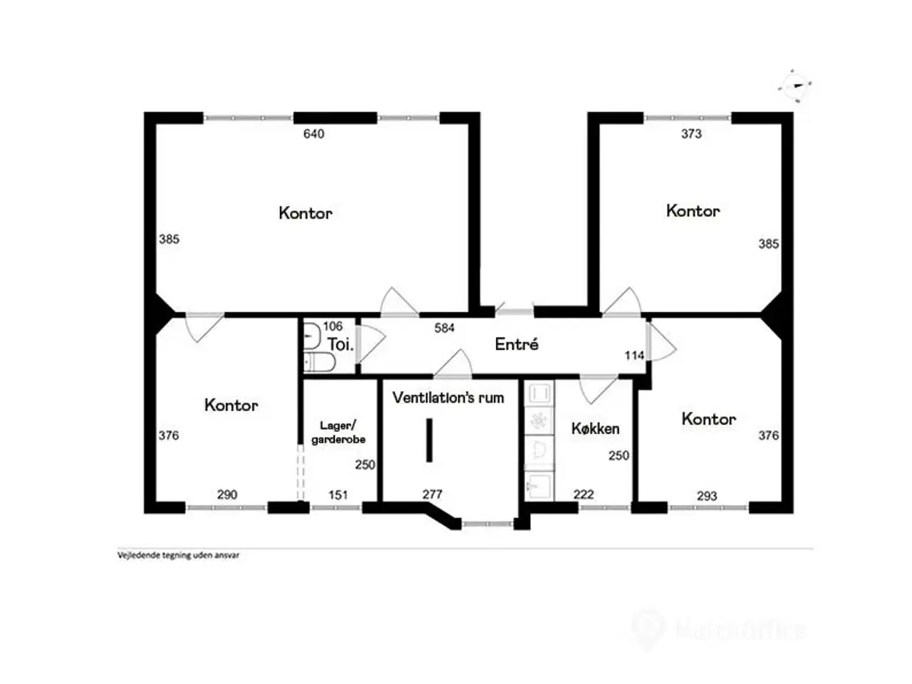 Billede 12 - Fint Kontor /showroom i stille gård.