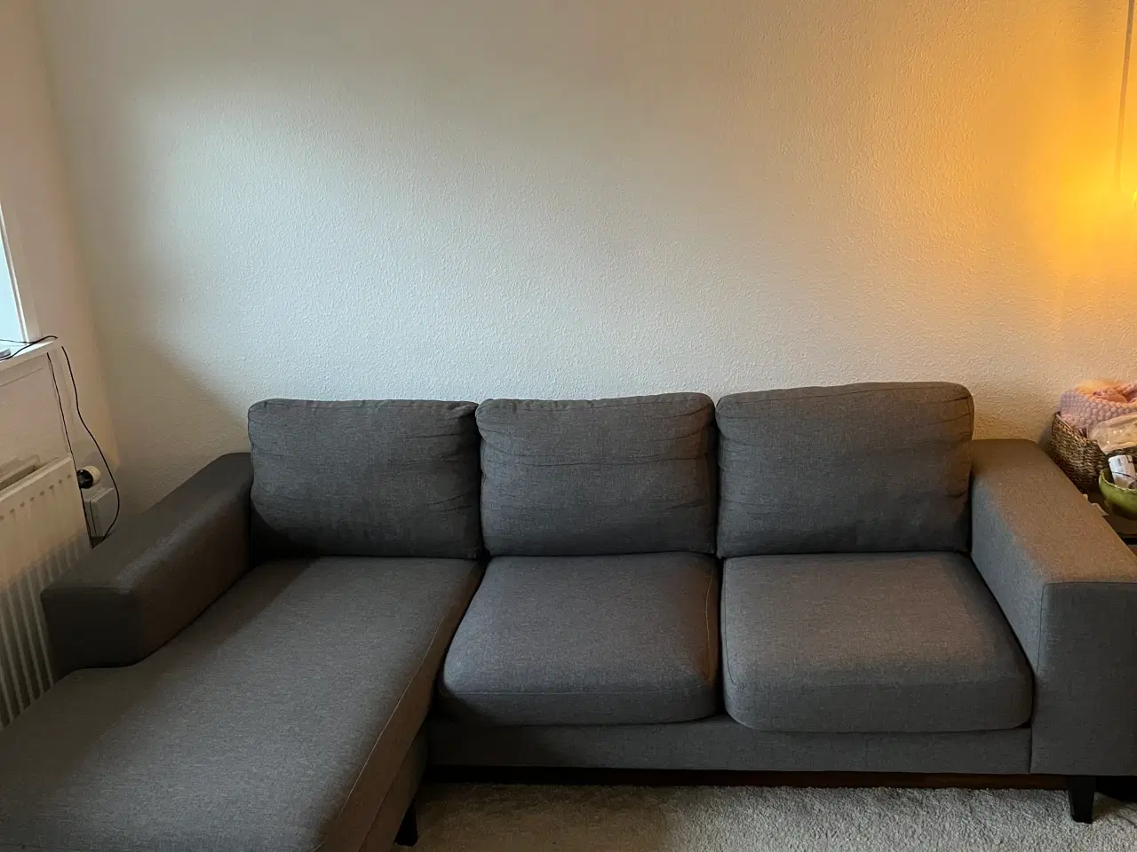 Billede 3 - Sofa med chaiselong