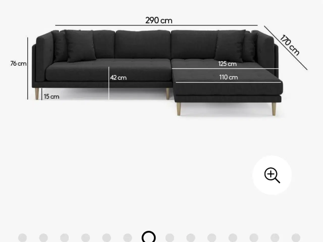 Billede 4 - Cali chaiselong sofa fra Møbelkompagniet 