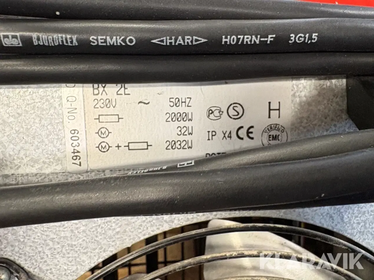 Billede 8 - Varmeblæser Veab BX2 - 6 styk