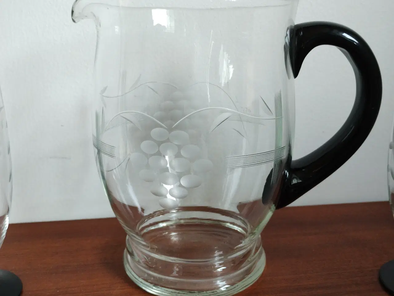 Billede 2 - Holmegaard kande med glas