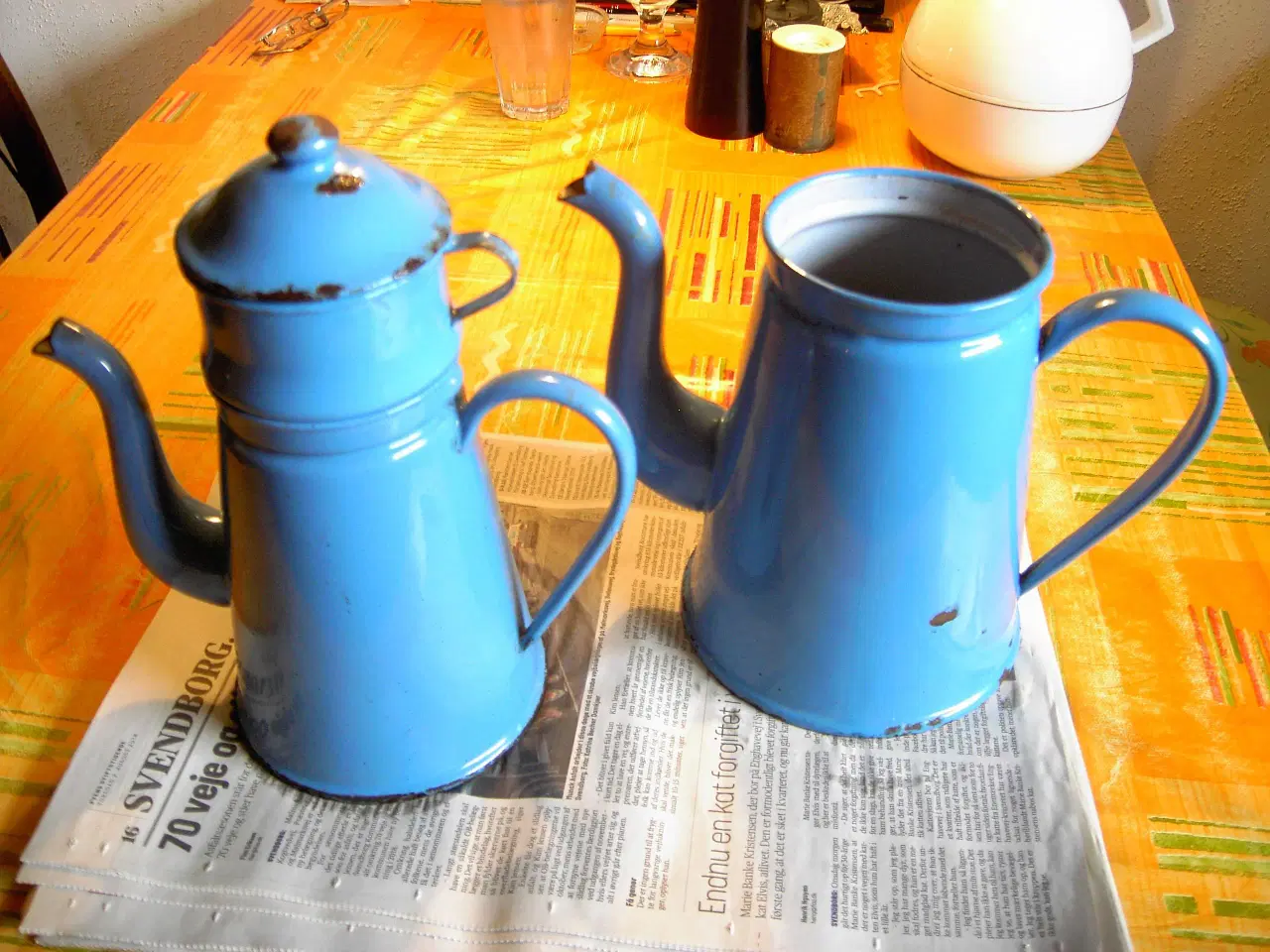 Billede 1 - Madam blå kaffekander