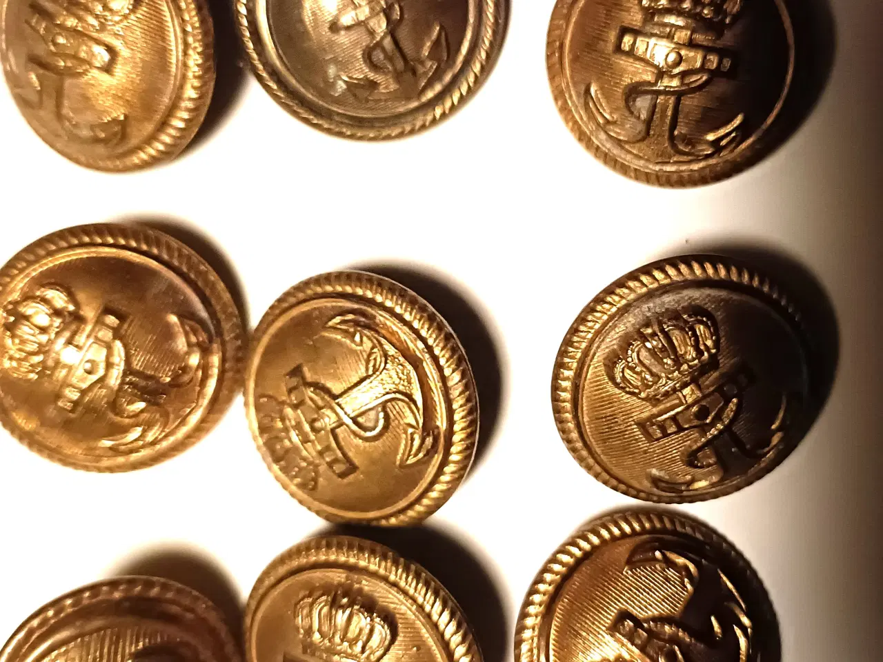 Billede 2 - DENMARK ROYAL NAVY UNIFORM BUTTON sjælden