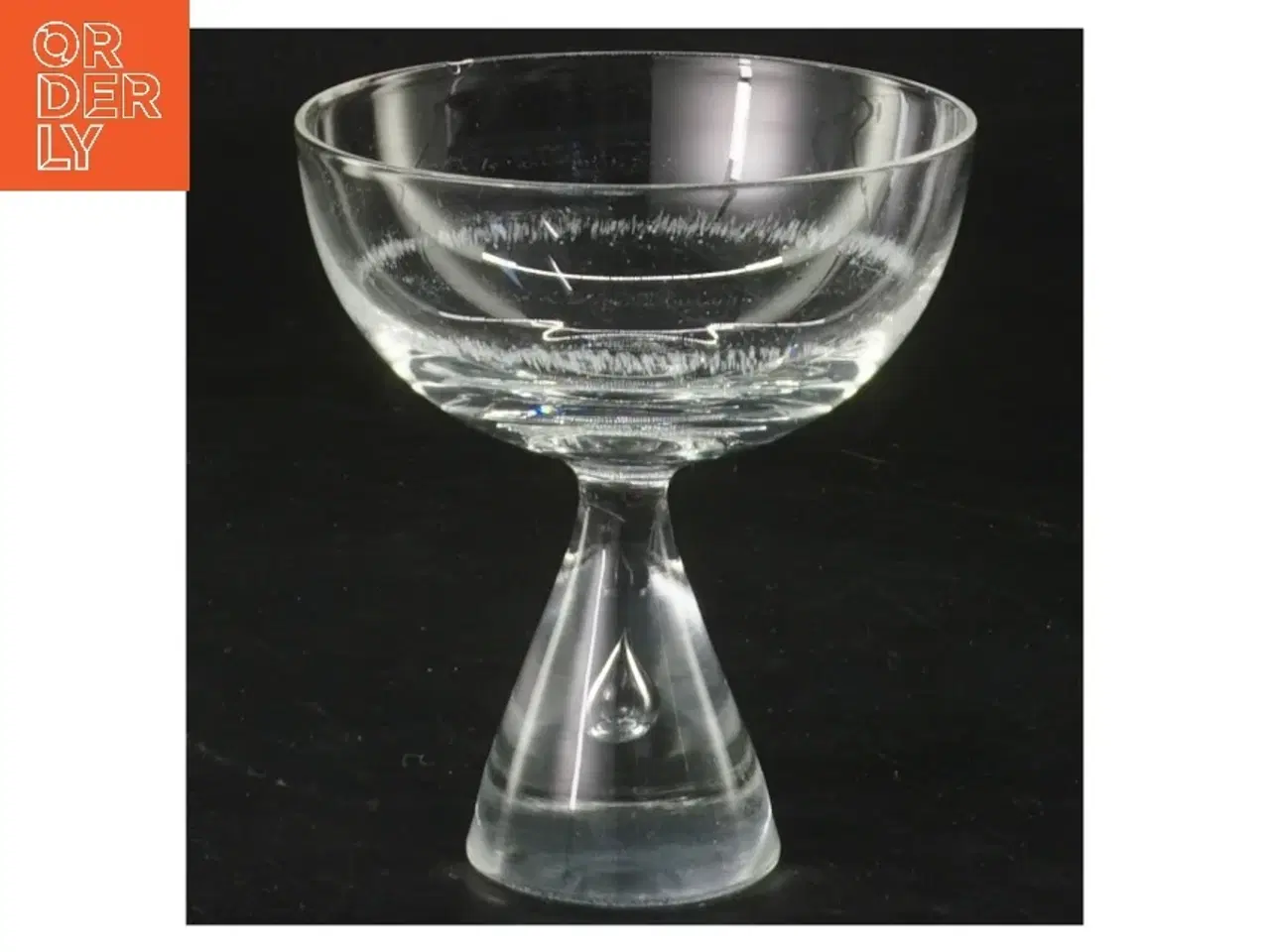 Billede 1 - Holmegaard Princess glas på fod (str. Ø 7 cm længde 8,5 cm)