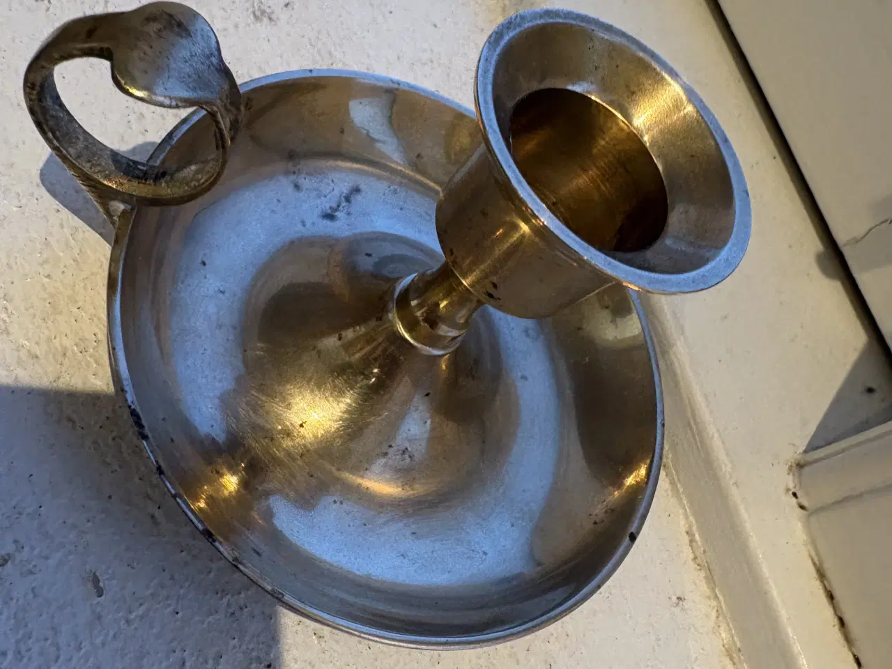 Billede 2 - Smuk klassisk kammeratage i messing