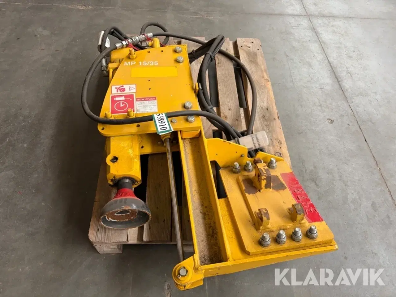 Billede 2 - Hydraulisk pælehammer Rabaud MP 15/35 - Beko MA skifte