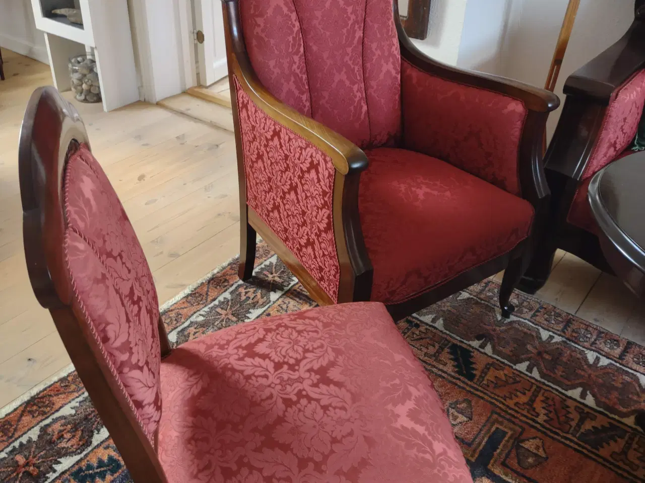 Billede 10 - Flot antik sofa, bord, stole sæt