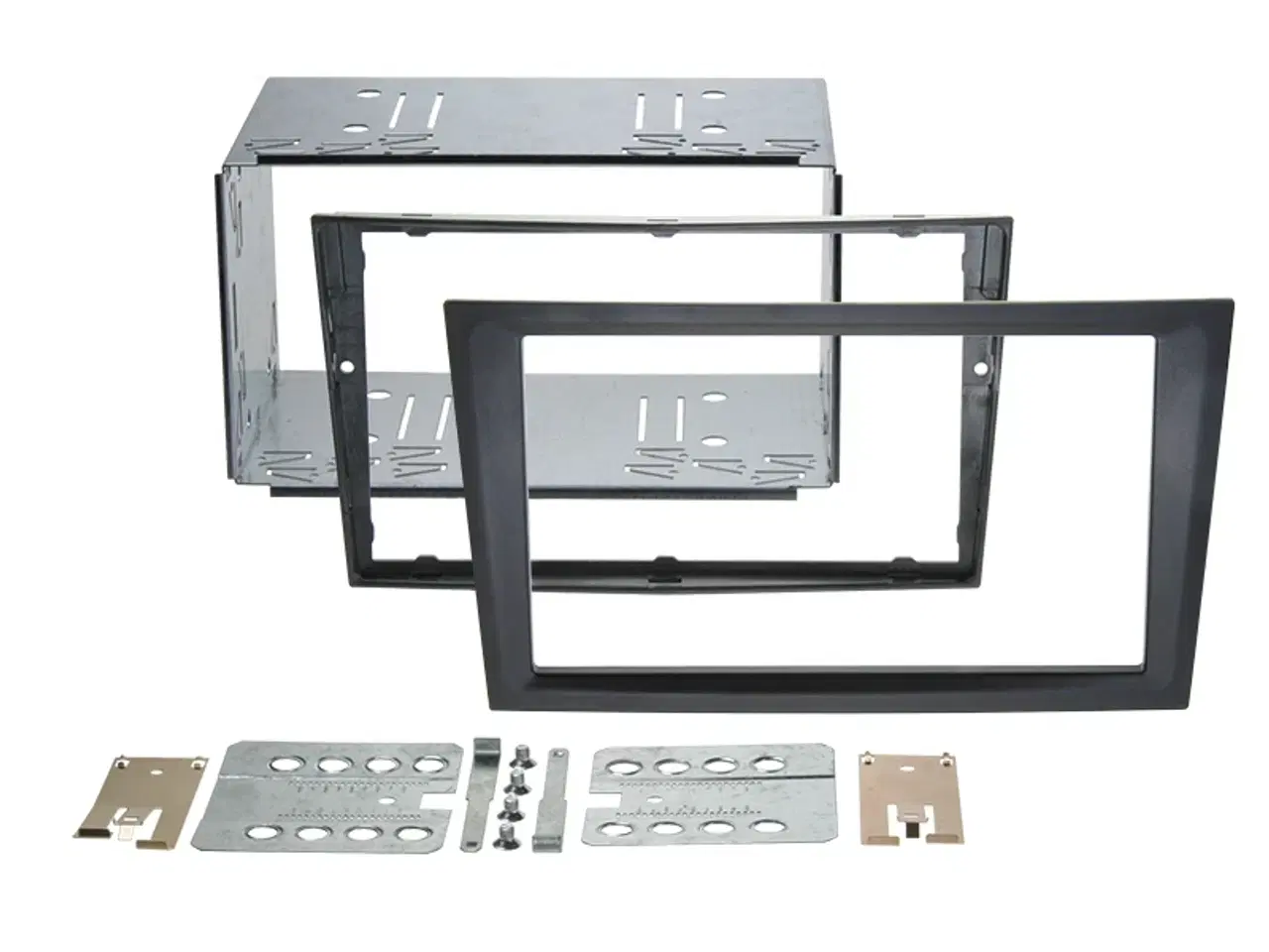 Billede 1 - 2-DIN kit div. Opel - farve: sort