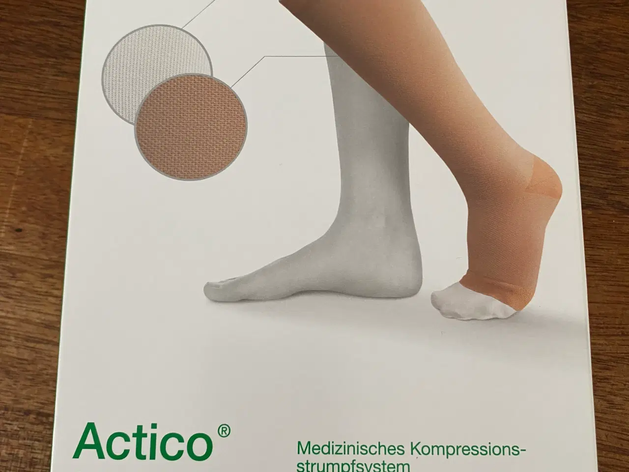 Billede 1 - 2 stk medicinske støttestrømper