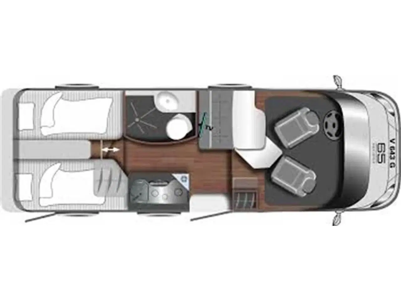 Billede 5 - 2012 - LMC Liberty   Automatgear og enkeltsenge.