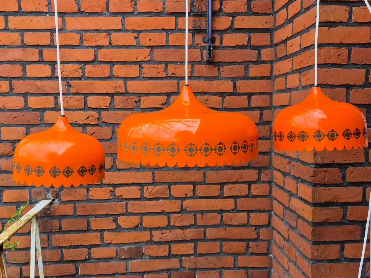 Billede 1 - Smukke orange Markise-lamper