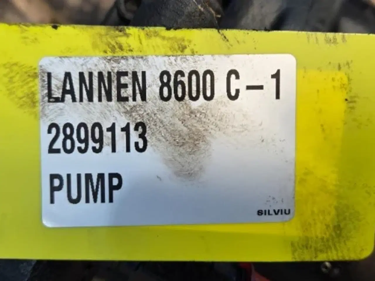 Billede 11 - Lannen 8600C Pumpe 2899113