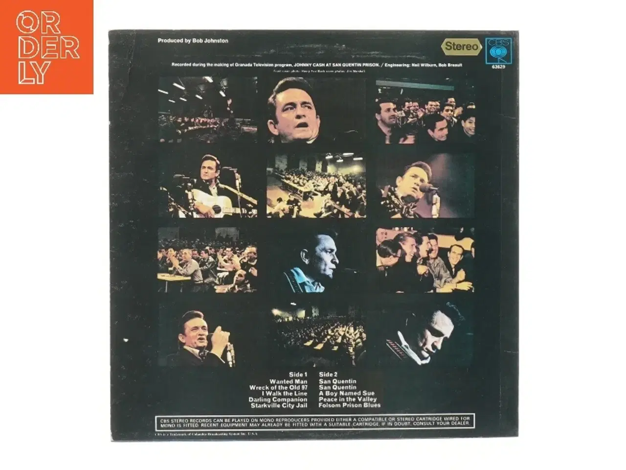 Billede 2 - Johnny Cash At San Quentin LP