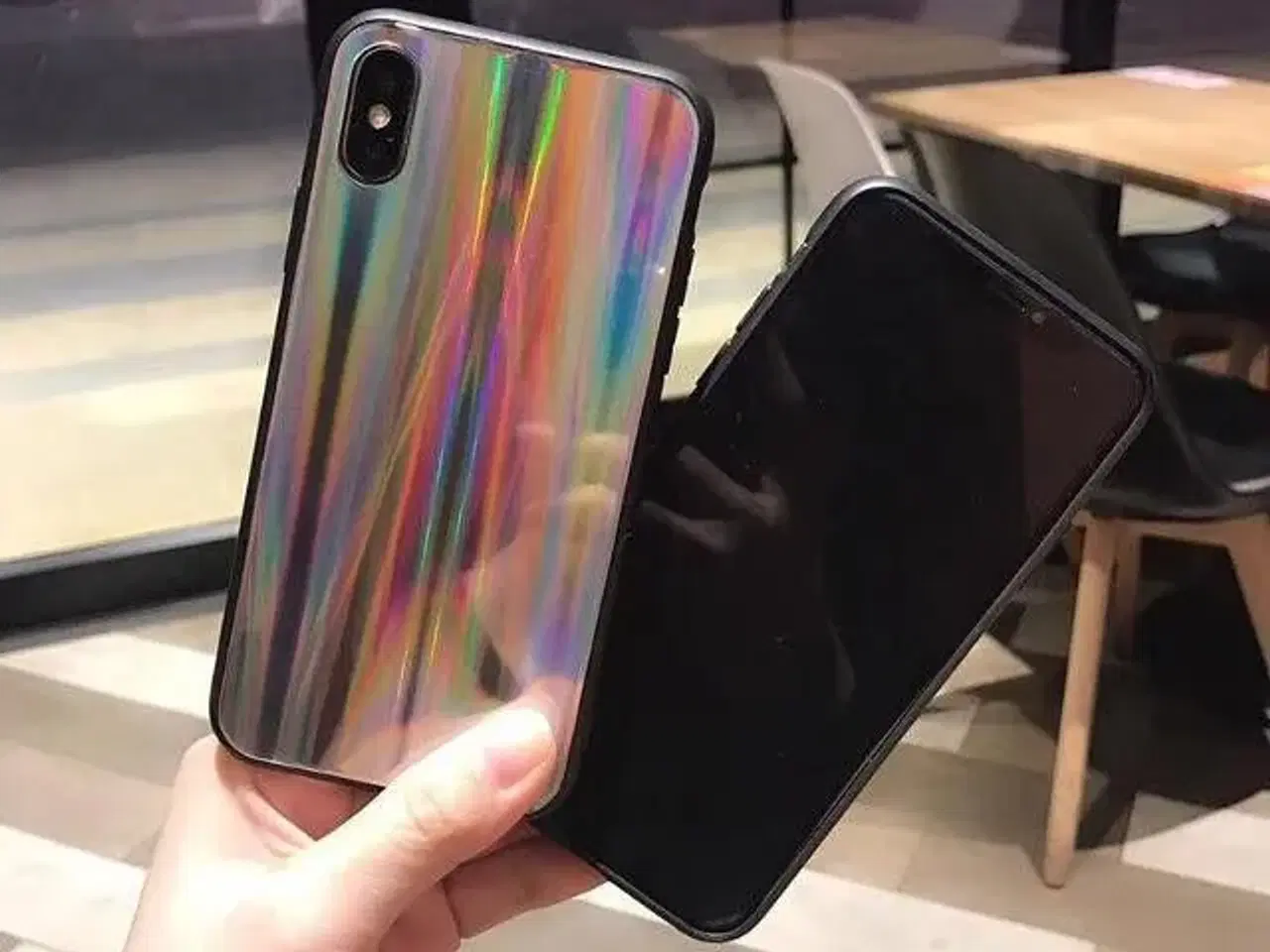 Billede 2 - Holografisk cover iPhone X el XS