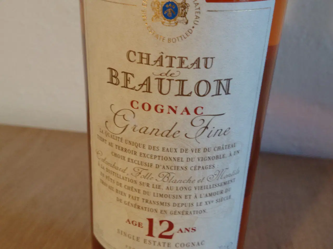 Billede 1 - Cognac chateau Beaulon 12 år gammel