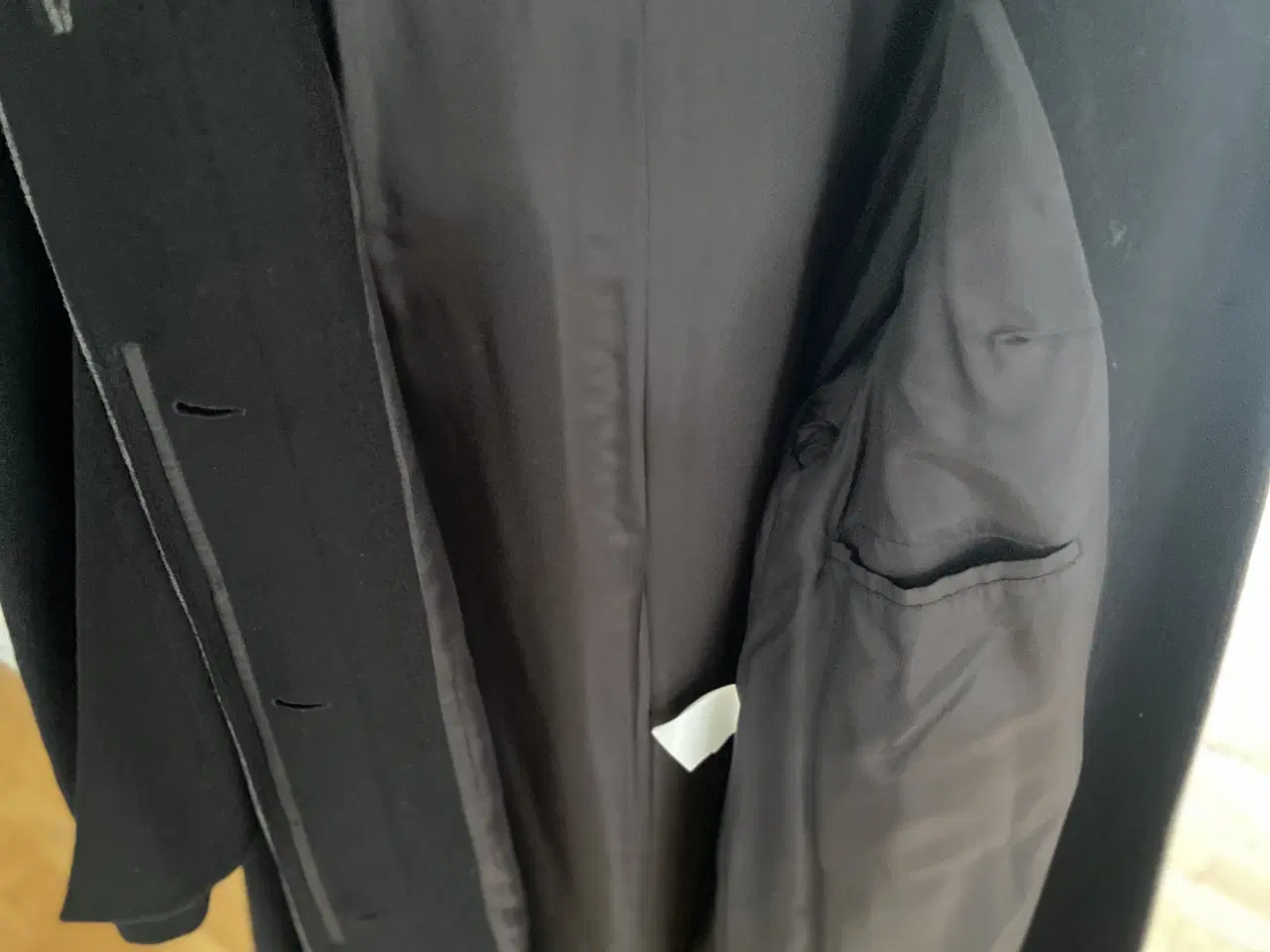 Billede 7 - Ny Steinbock uldfrakke med aftagelig pelskrave.