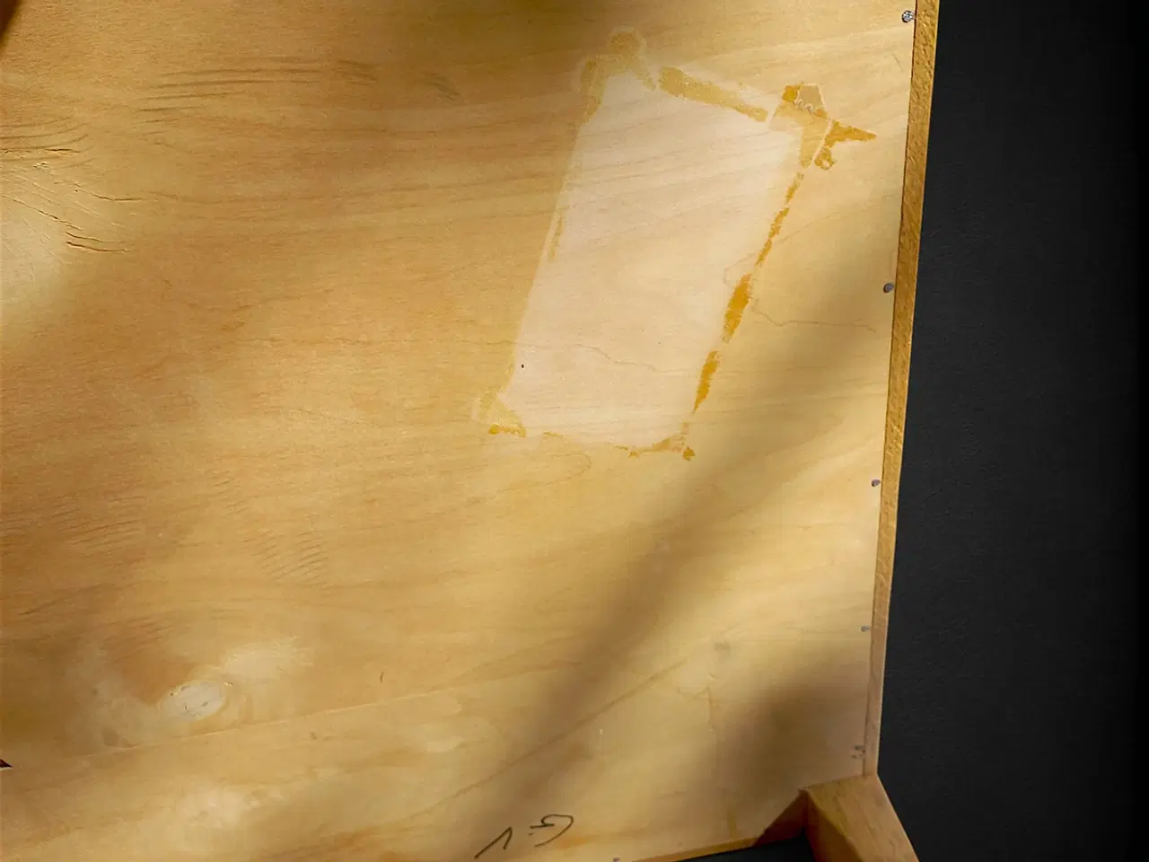 Billede 11 - Multifunktionsbord teak/eg med mærkat