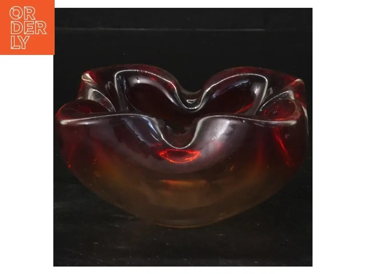 Billede 1 - Glas askebæger (str. 10x10x5 cm)